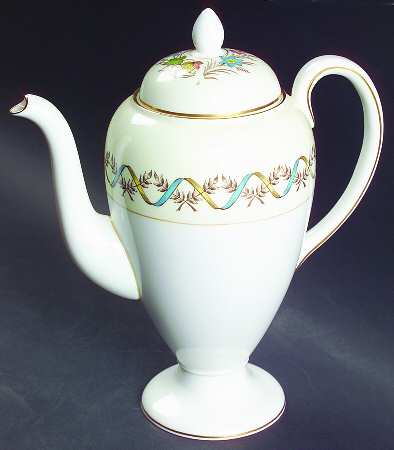 Sandringham Blue Mini Coffee Pot & Lid