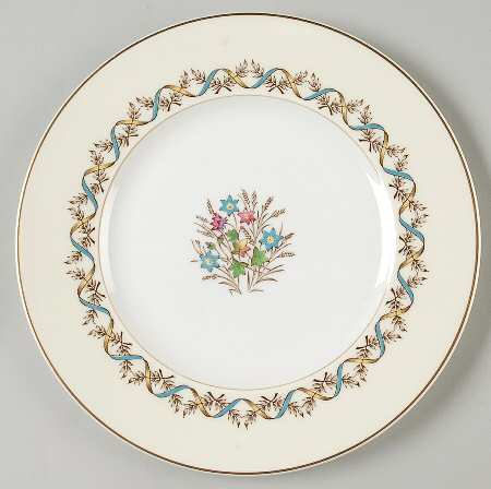 Sandringham Blue Luncheon Plate