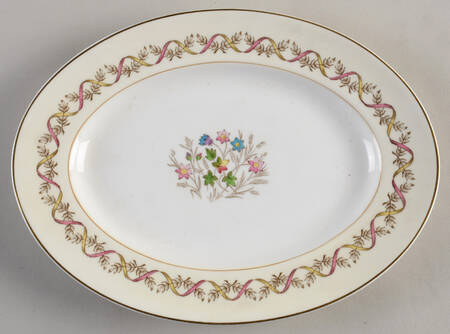 Sandringham Pink 10" Oval Serving Platter