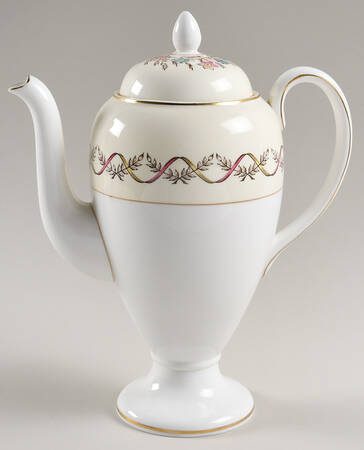 Sandringham Pink Coffee Pot & Lid