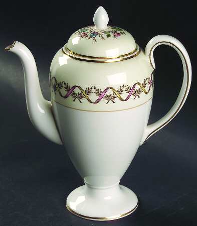 Sandringham Pink Mini Coffee Pot & Lid