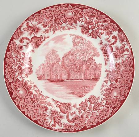 St Paul's School Pink Dinner Plate