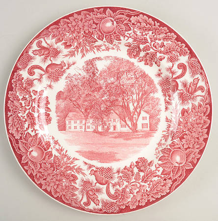 St Paul's School Pink Dinner Plate