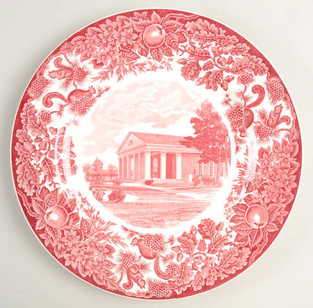 St Paul's School Pink Dinner Plate
