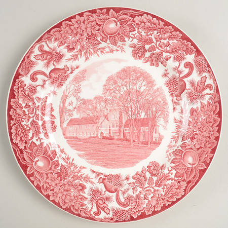 St Paul's School Pink Dinner Plate