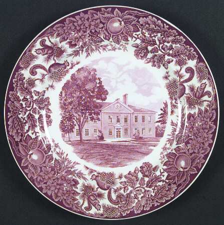 St Paul's School Pink Dinner Plate