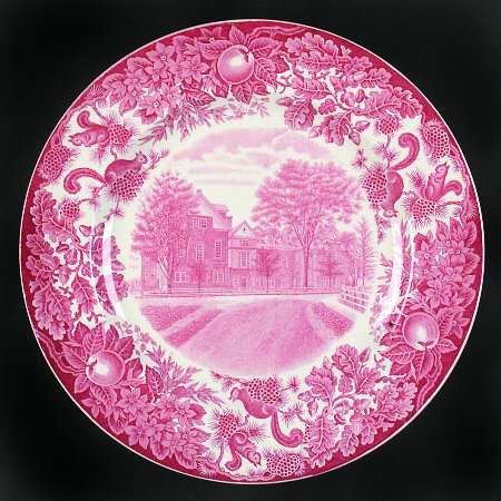 St Paul's School Pink Dinner Plate