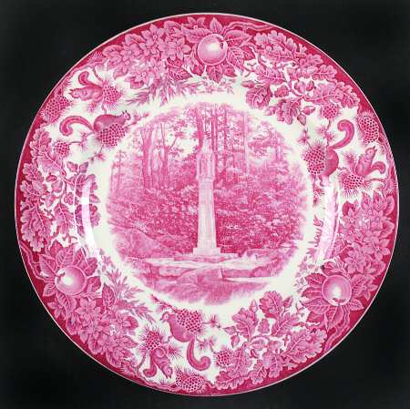 St Paul's School Pink Dinner Plate