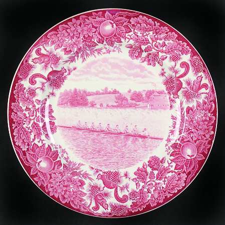 St Paul's School Pink Dinner Plate