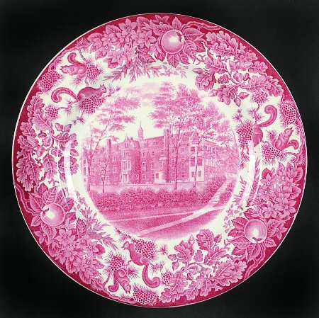 St Paul's School Pink Dinner Plate