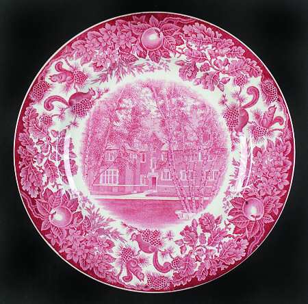 St Paul's School Pink Dinner Plate