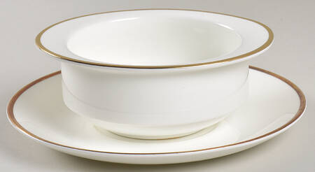 Saturn Flat Cream Soup Bowl & Saucer Set
