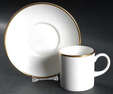 Saturn Can Shape Demitasse Cup and Saucer Set
