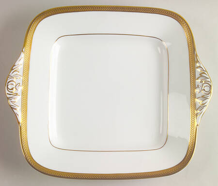 Senator Square Handled Cake Plate