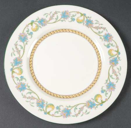 Shah (W734, Cream Rim) Luncheon Plate