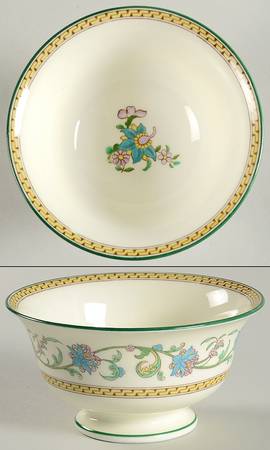 Shah (W734, Cream Rim) Cranberry Bowl