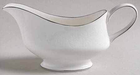 Silver Ermine (R4452, Contour Shape) Gravy Boat