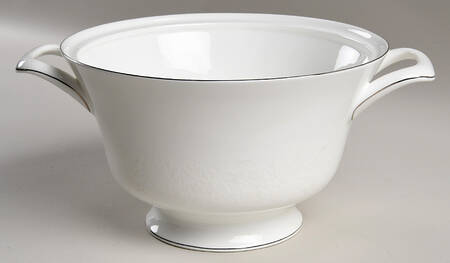 Silver Ermine (R4452, Contour Shape) Round Vegetable No Lid