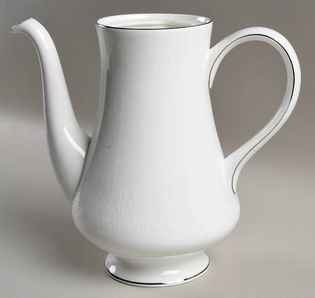 Silver Ermine (R4452, Contour Shape) Coffee Pot No Lid