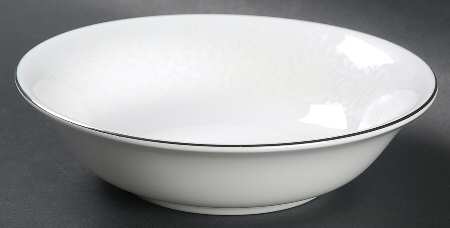 Silver Ermine (R4452, Contour Shape) Coupe Cereal Bowl by Wedgwood