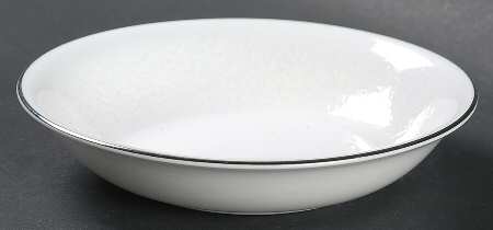 Silver Ermine (R4452, Contour Shape) Fruit/Dessert (Sauce) Bowl by Wedgwood