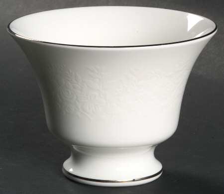 Silver Ermine (R4452, Contour Shape) Open Sugar Bowl