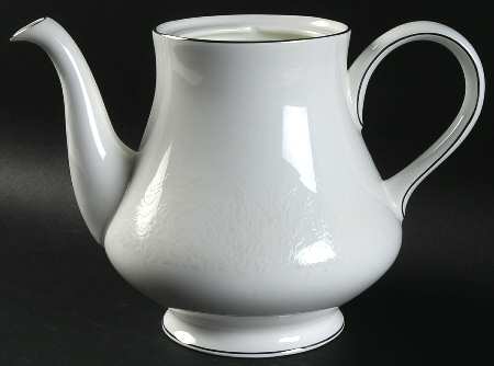 Silver Ermine (R4452, Contour Shape) Teapot No Lid