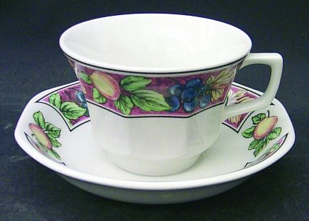 Sienna Flat Cup & Saucer Set