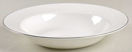 Silver Ermine (R4452, Traditional Shape) Rim Soup Bowl