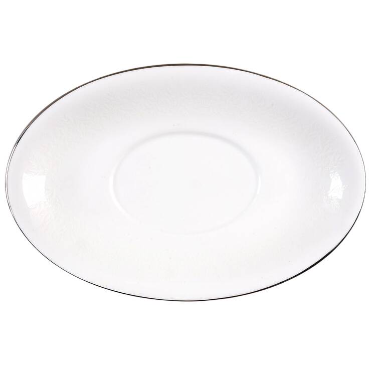 Silver Ermine (R4452, Traditional Shape) Underplate for Gravy Boat