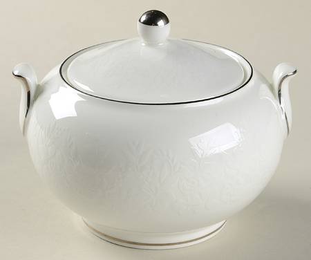 Silver Ermine (R4452, Traditional Shape) 146 Shape Sugar Bowl & Lid