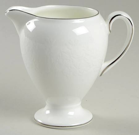 Silver Ermine (R4452, Traditional Shape) Globe Shape Creamer
