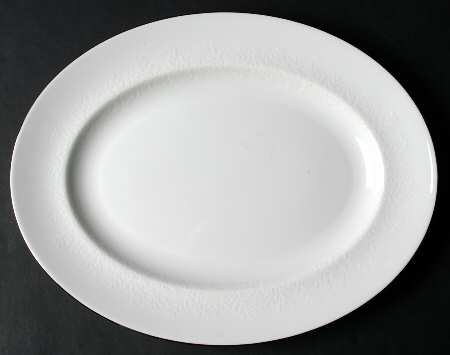 Silver Ermine (R4452, Traditional Shape) 14" Oval Serving Platter