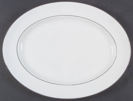 Signet Platinum 15" Oval Serving Platter by Wedgwood