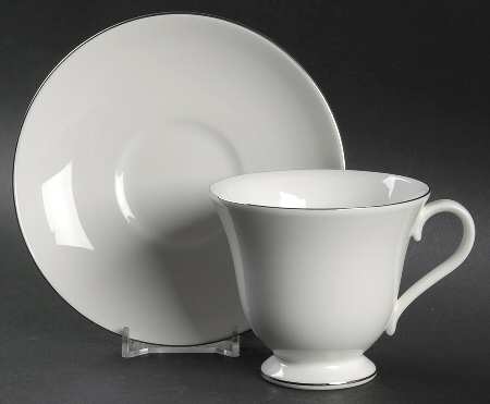 Victoria Shape Footed Cup & Saucer Set