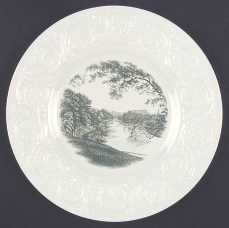 Smith College Green Dinner Plate