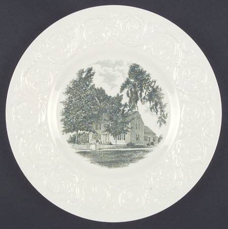 Smith College Green Dinner Plate