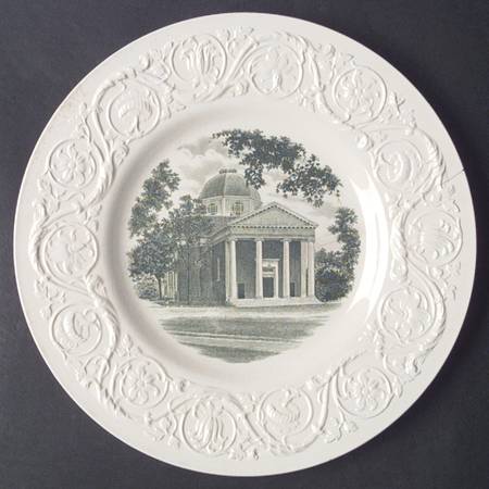 Smith College Green Dinner Plate