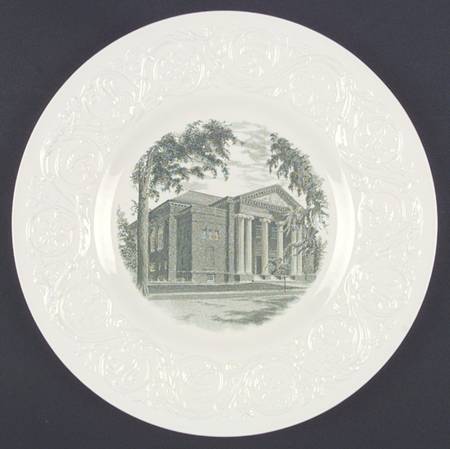 Smith College Green Dinner Plate