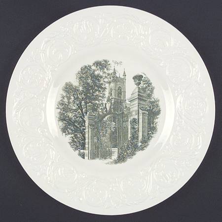 Smith College Green Dinner Plate