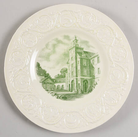 Smith College Green Dinner Plate