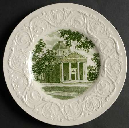 Smith College Green Luncheon Plate