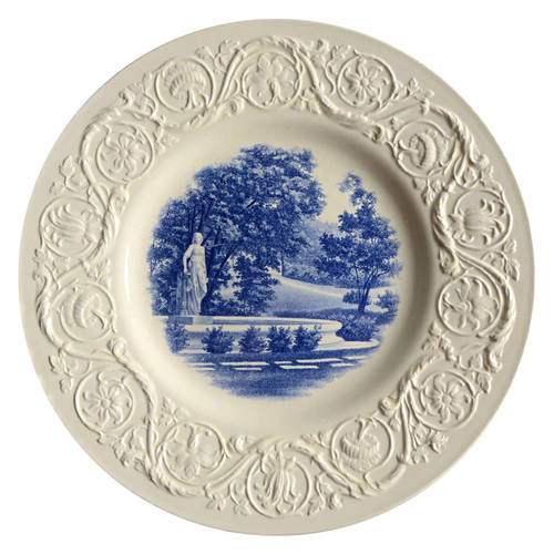 Smith College Blue Dinner Plate