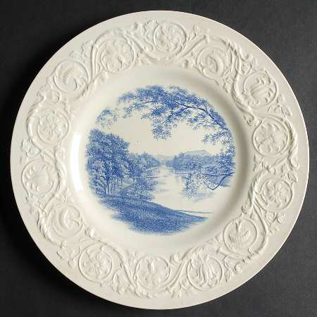 Smith College Blue Dinner Plate