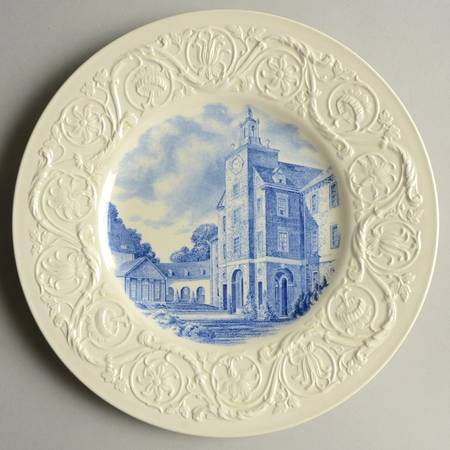 Smith College Blue Luncheon Plate