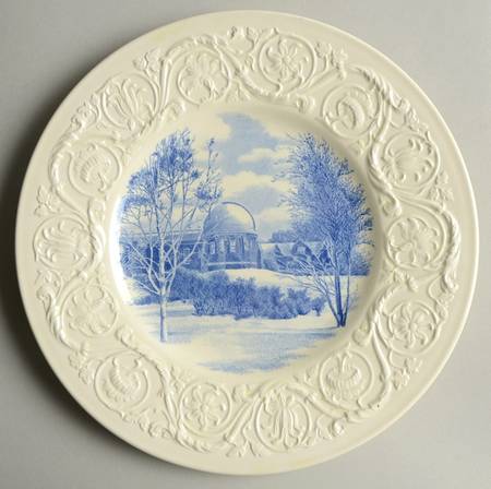 Smith College Blue Luncheon Plate