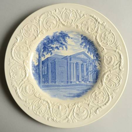 Smith College Blue Luncheon Plate