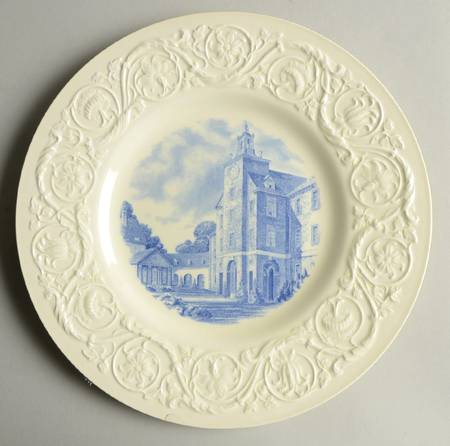 Smith College Blue Dinner Plate