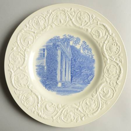 Smith College Blue Dinner Plate
