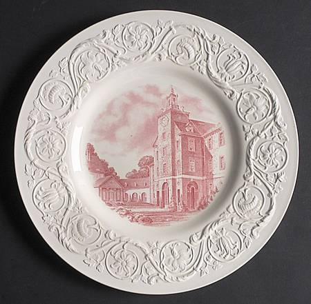 Smith College Pink Dinner Plate